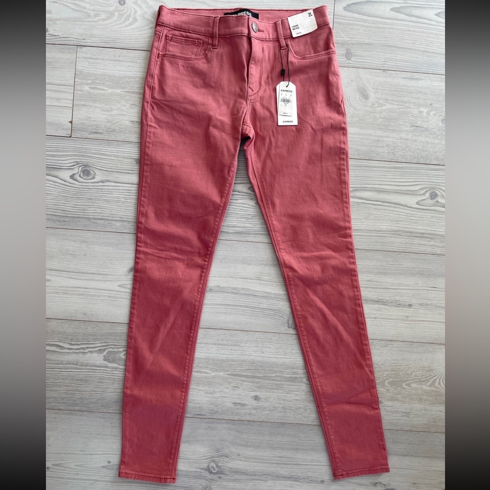 Express Mid-Rise Stretch Jean Legging - Long